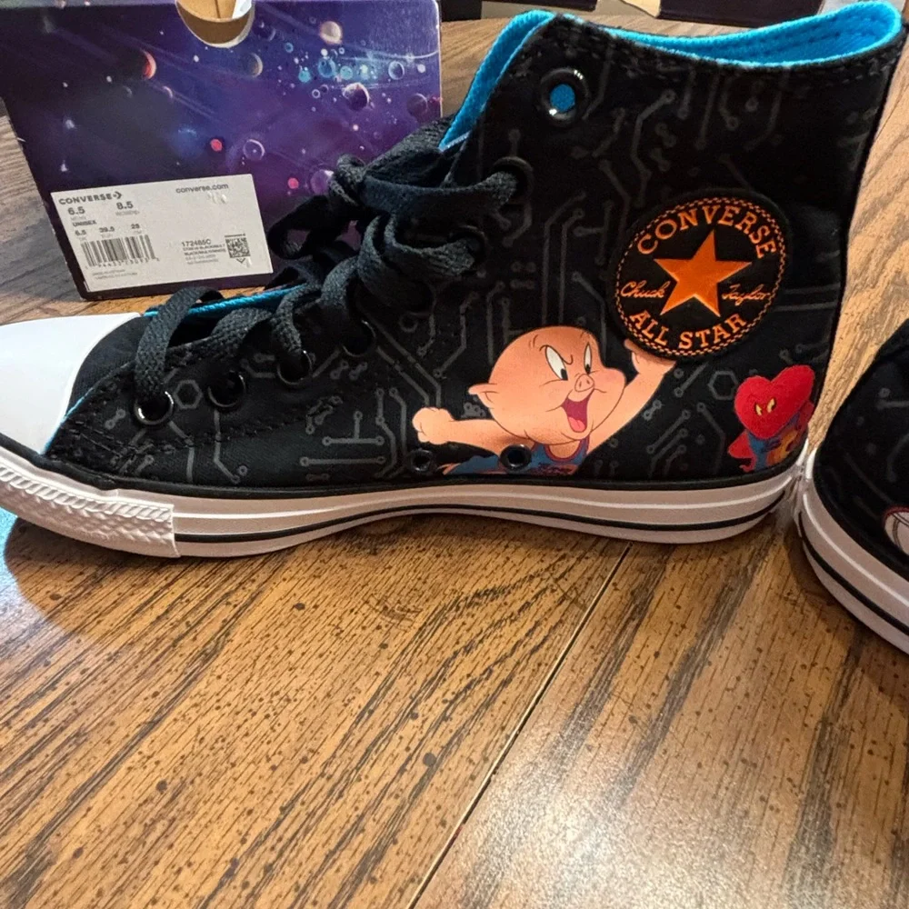 Space Jam Chuck Taylor All Star High Tune Squad men’s 6.5/womens 8.5 - Picture 5 of 10